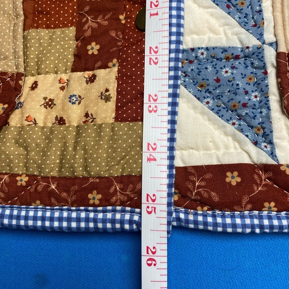 Woman’s Patchwork Quilted Handmade Vest - Picture 7 of 7